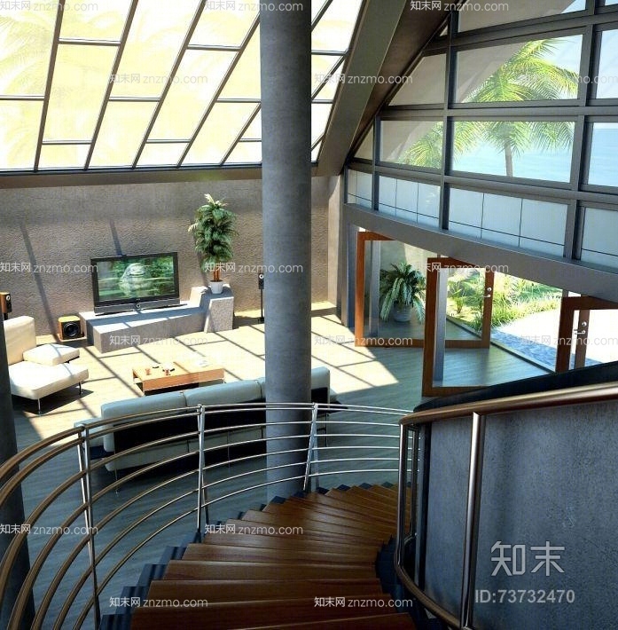 东南亚家居客厅3D模型下载【ID:73732470】