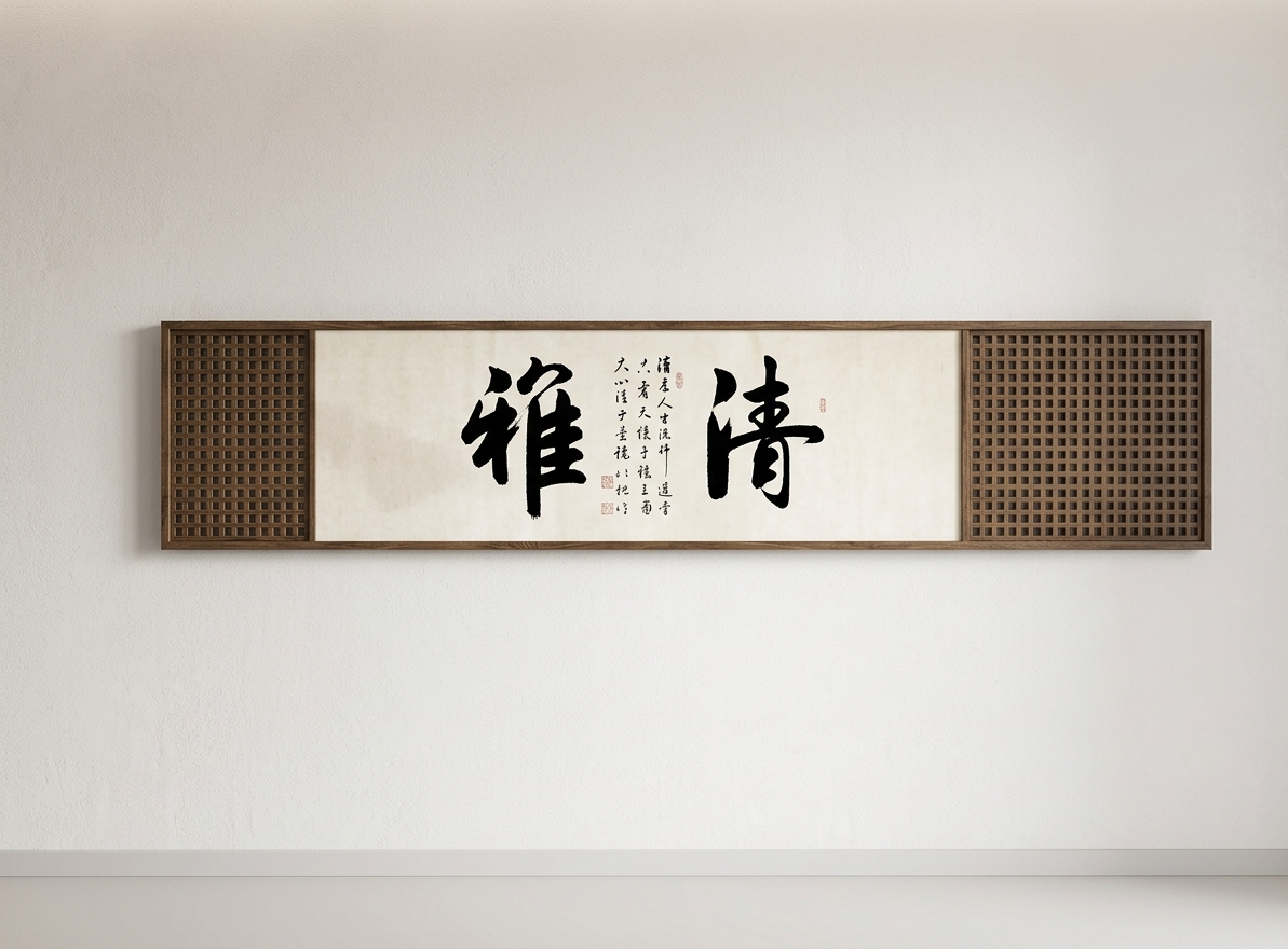 新中式字画SU模型草图