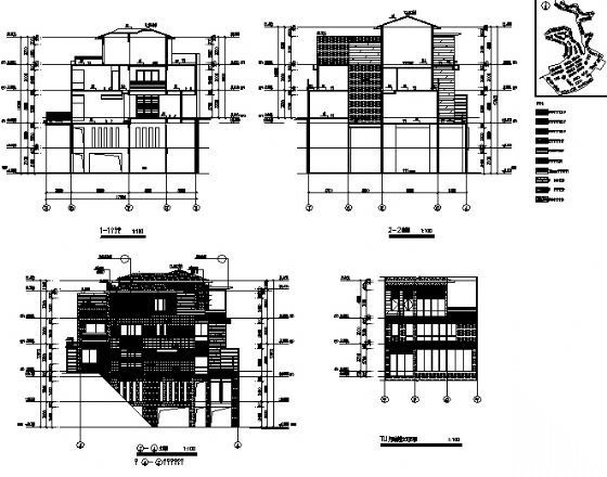 丹堤C区21、22号楼建筑施工图cad施工图下载【ID:149919174】