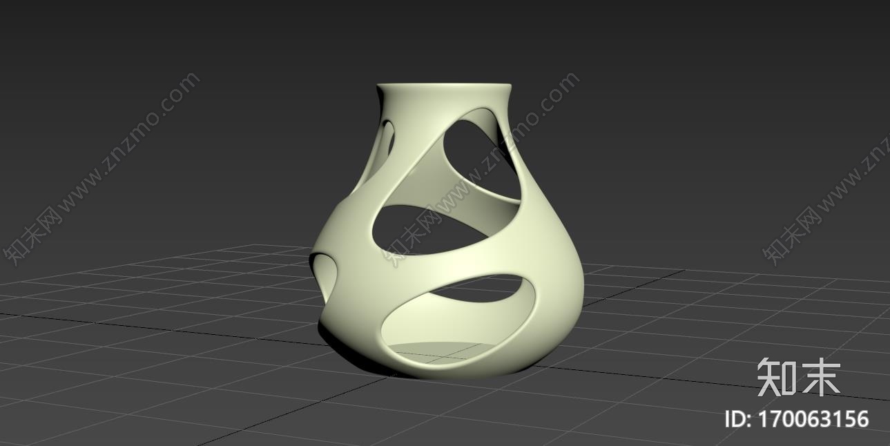 孔洞花瓶3d打印模型下载【ID:170063156】