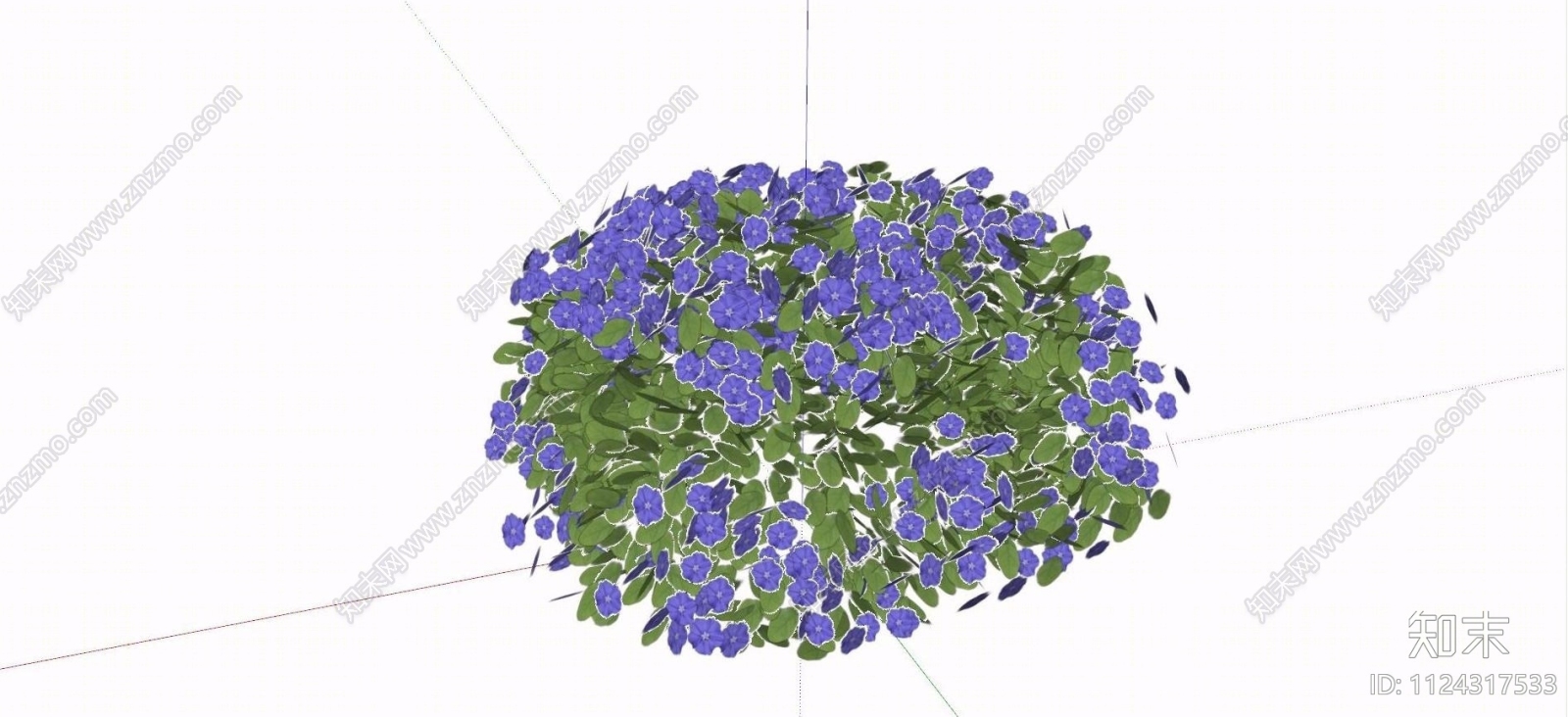 现代绿植花草SU模型下载【ID:1124317533】