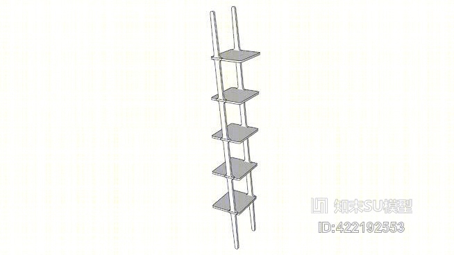 梯子架SU模型下载【ID:422192553】