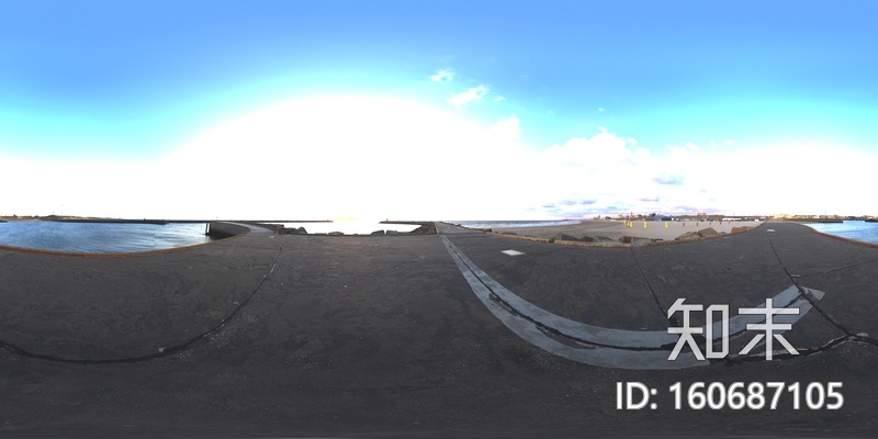 海边全景天空贴图下载【ID:160687105】