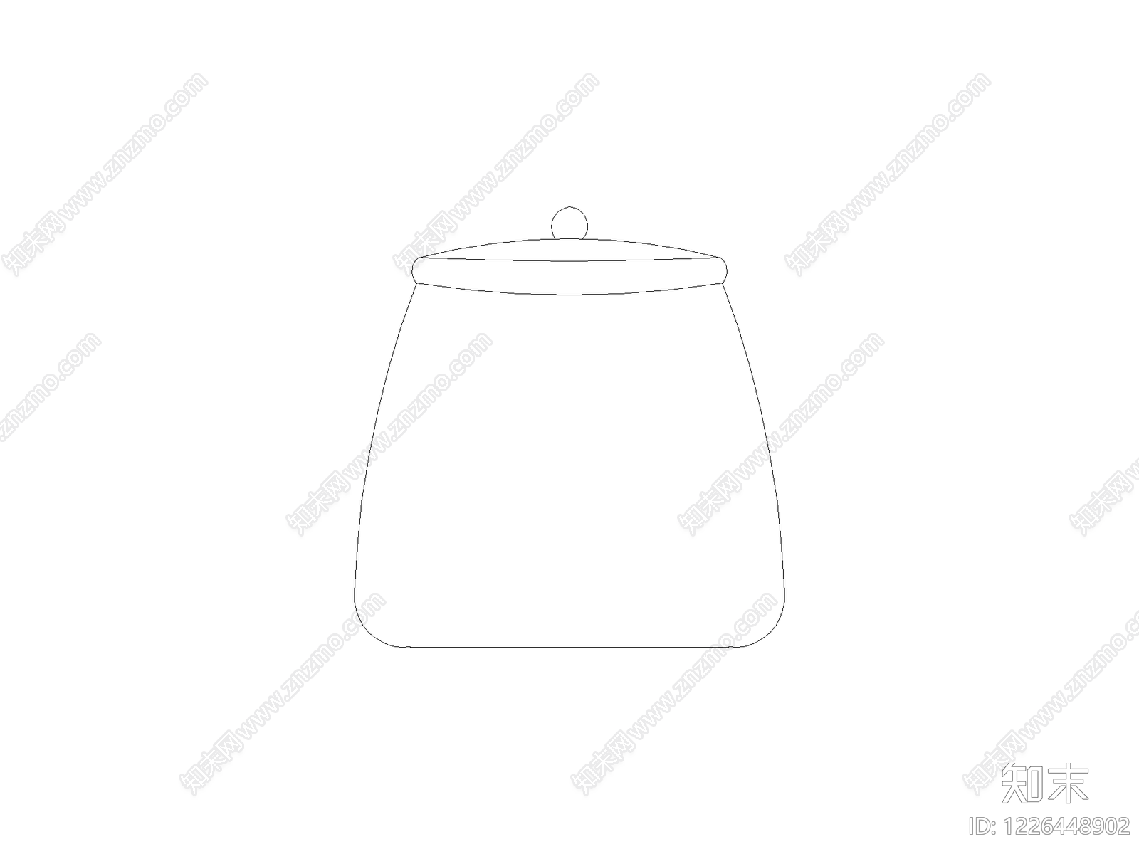 摆件cad施工图下载【ID:1226448902】