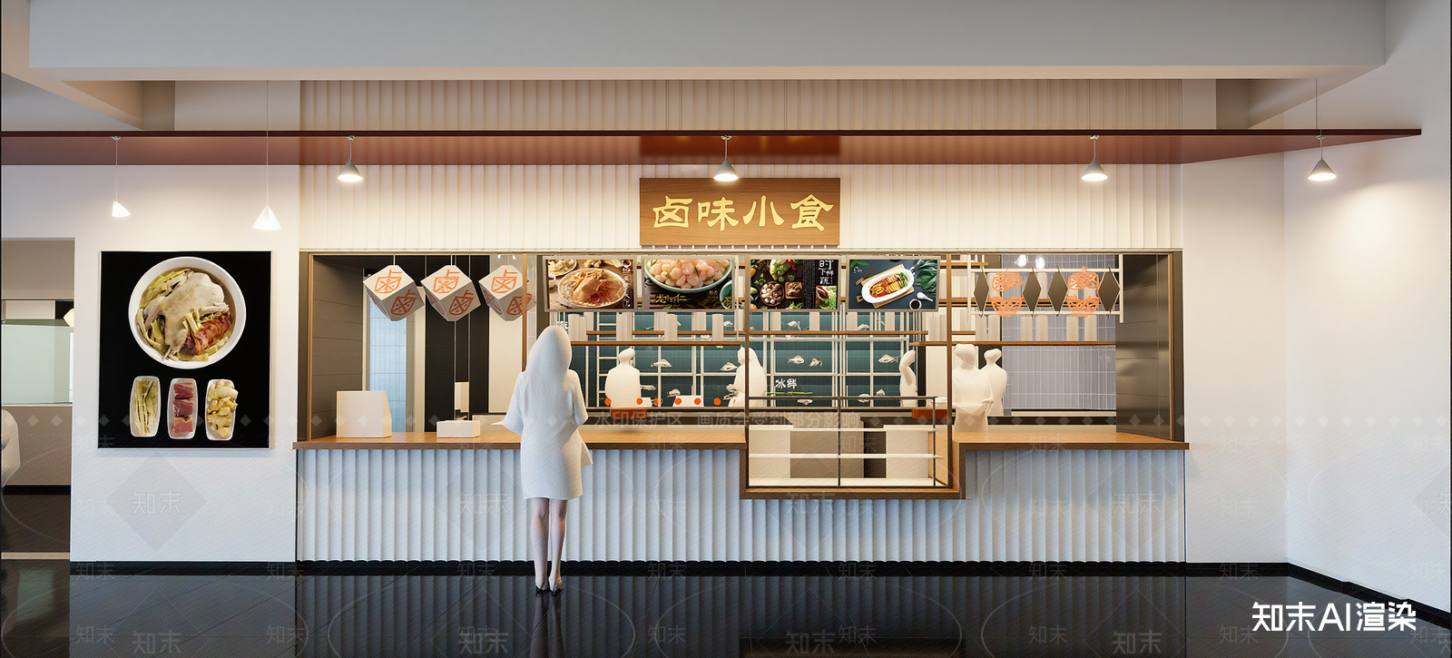 现代中餐厅SU模型下载【ID:1216078847】