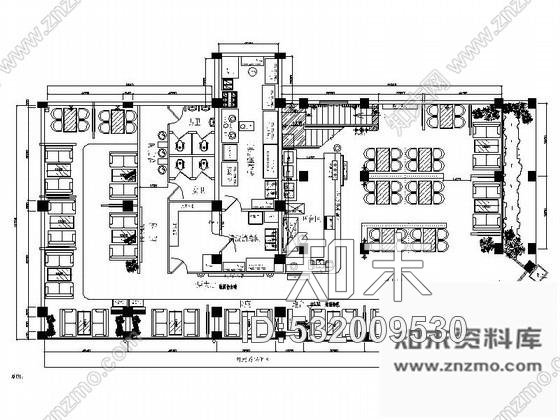 施工图北京某国际咖啡厅室内装修图施工图下载【ID:532009530】