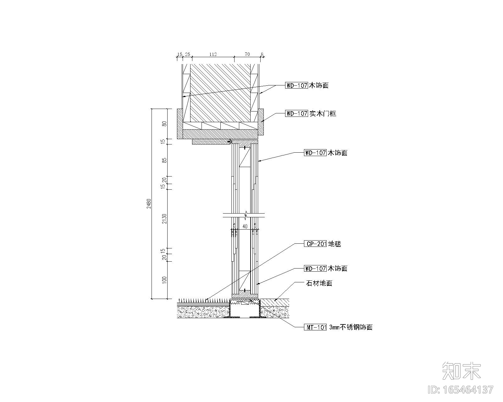 17套门施工图下载【ID:165464137】