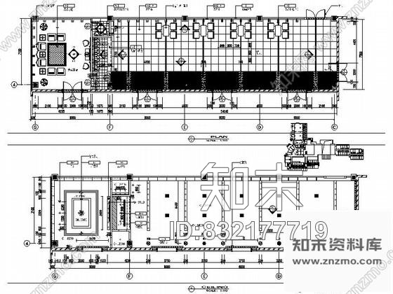 图块/节点餐饮区贵宾休息室平面图cad施工图下载【ID:832177719】