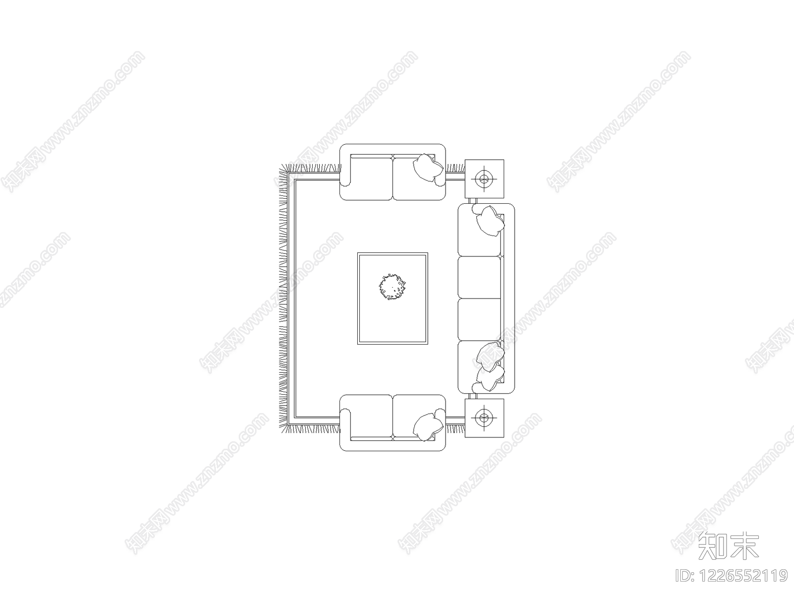 郑中室内设计常用动态块动态图块cad施工图下载【ID:1226552119】
