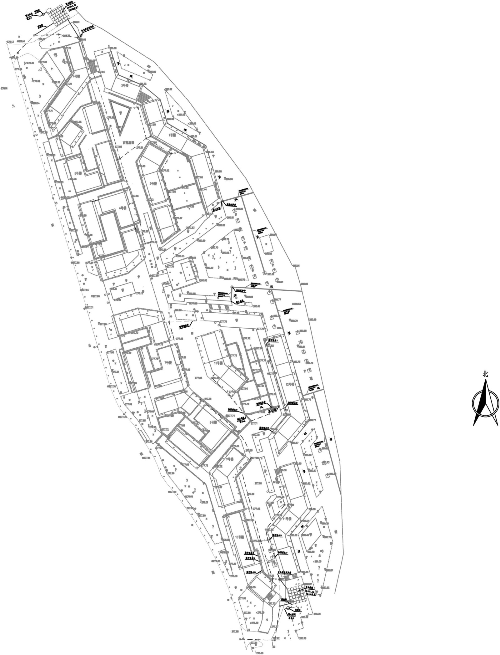 [施工图]西部唐都海绵城市建设工程图纸cad施工图下载【ID:160717125】