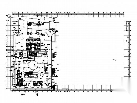 [苏州]某门形知名商业综合体建筑扩初图（300米）cad施工图下载【ID:165604104】