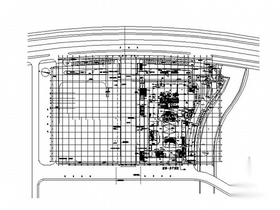 [苏州]某门形知名商业综合体建筑扩初图（300米）cad施工图下载【ID:165604104】