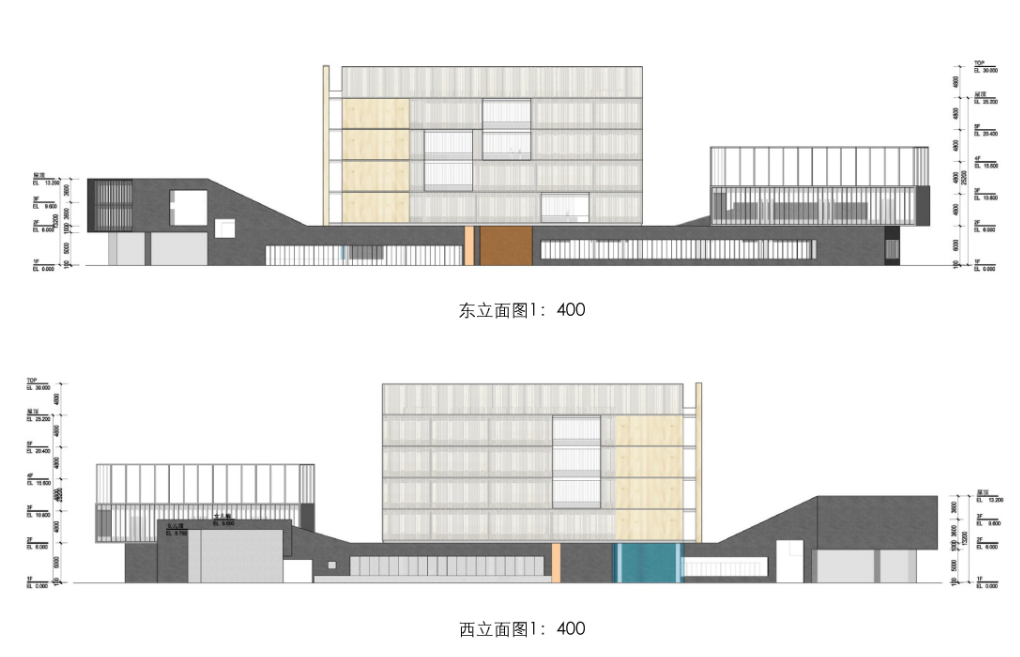 [直向建筑]昆山市玉山镇第一中心小学建筑方案cad施工图下载【ID:151560123】