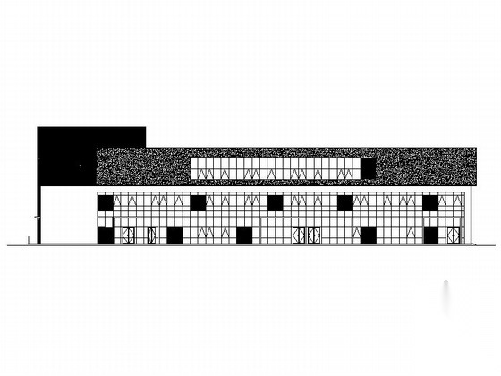 [北京]某住宅办公服务楼建筑设计方案图cad施工图下载【ID:166836123】