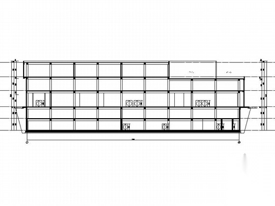 [北京]某住宅办公服务楼建筑设计方案图cad施工图下载【ID:166836123】