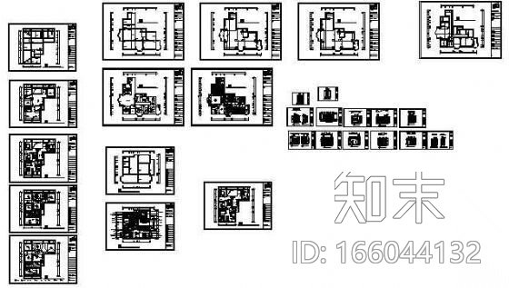 美容院完整图cad施工图下载【ID:166044132】