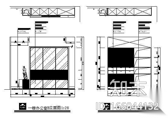 美容院完整图cad施工图下载【ID:166044132】