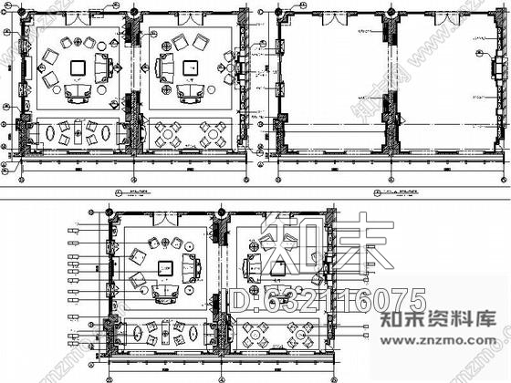 施工图某公司豪华会所书吧及红酒吧室内装修图含实景cad施工图下载【ID:632116075】