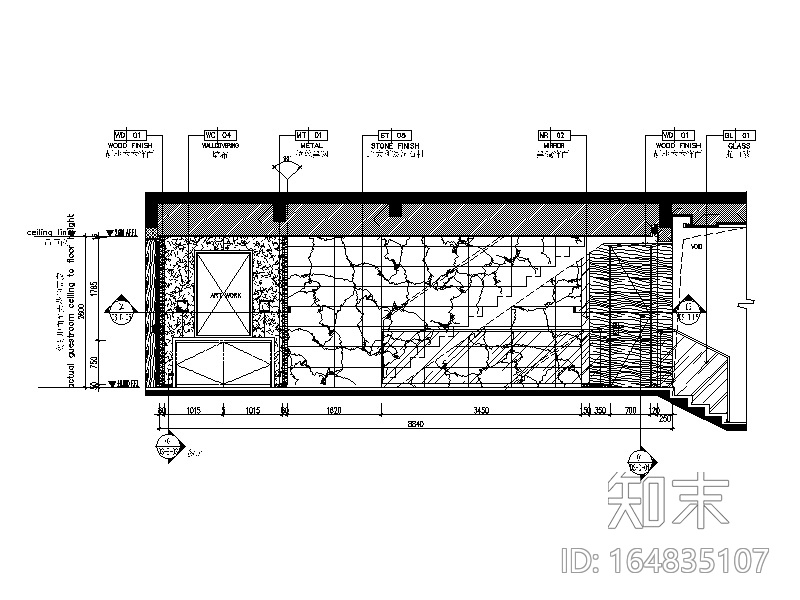 [广东]新中式京基别墅CAD施工图（含效果图)cad施工图下载【ID:164835107】