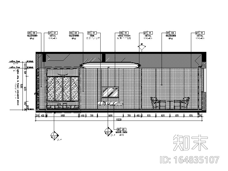 [广东]新中式京基别墅CAD施工图（含效果图)cad施工图下载【ID:164835107】