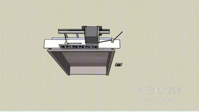 电动扶梯SU模型下载【ID:317994833】