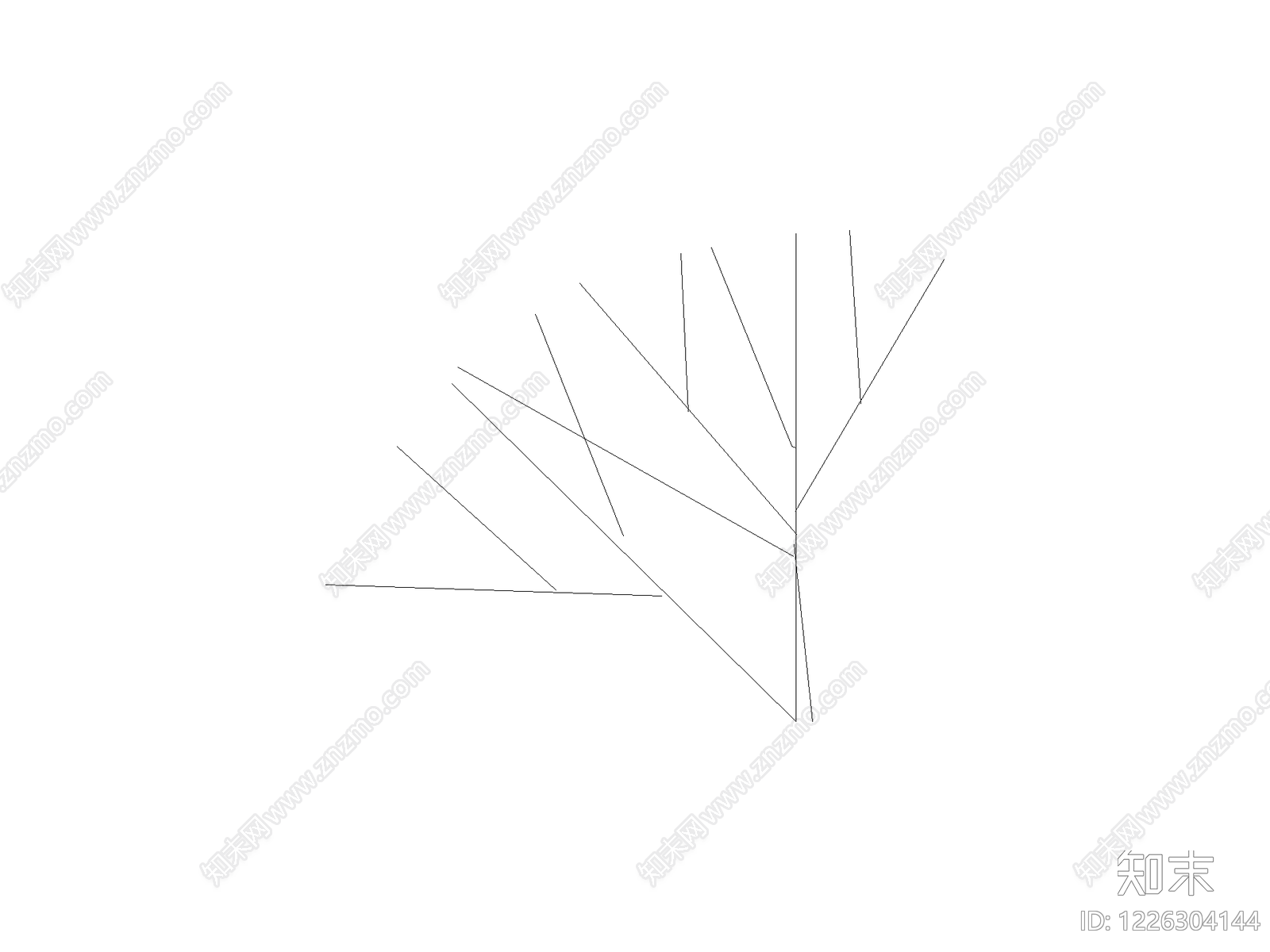 楼梯栏杆扶手CAD图纸