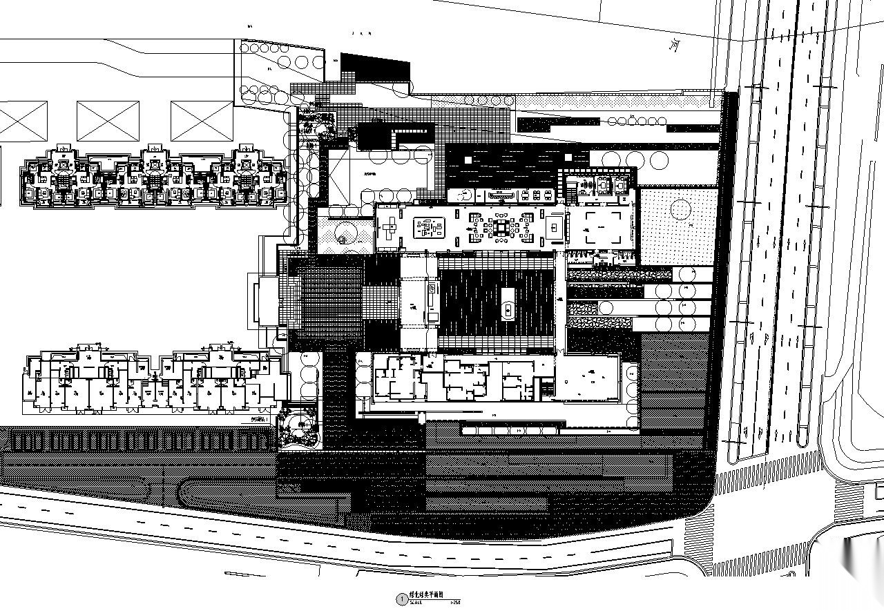 万科 上海天空之城样板区植物CAD施工图施工图下载【ID:161068199】