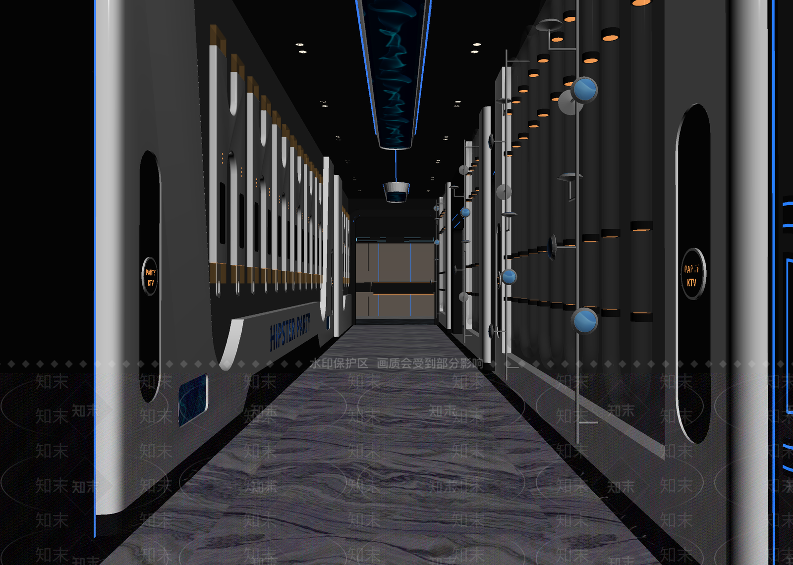 现代科技展厅3D模型下载【ID:1214665739】