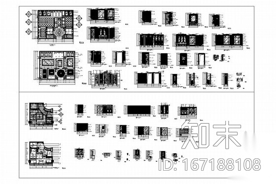 豪华卫生间CAD详图下载cad施工图下载【ID:167188108】