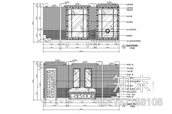 豪华卫生间CAD详图下载cad施工图下载【ID:167188108】