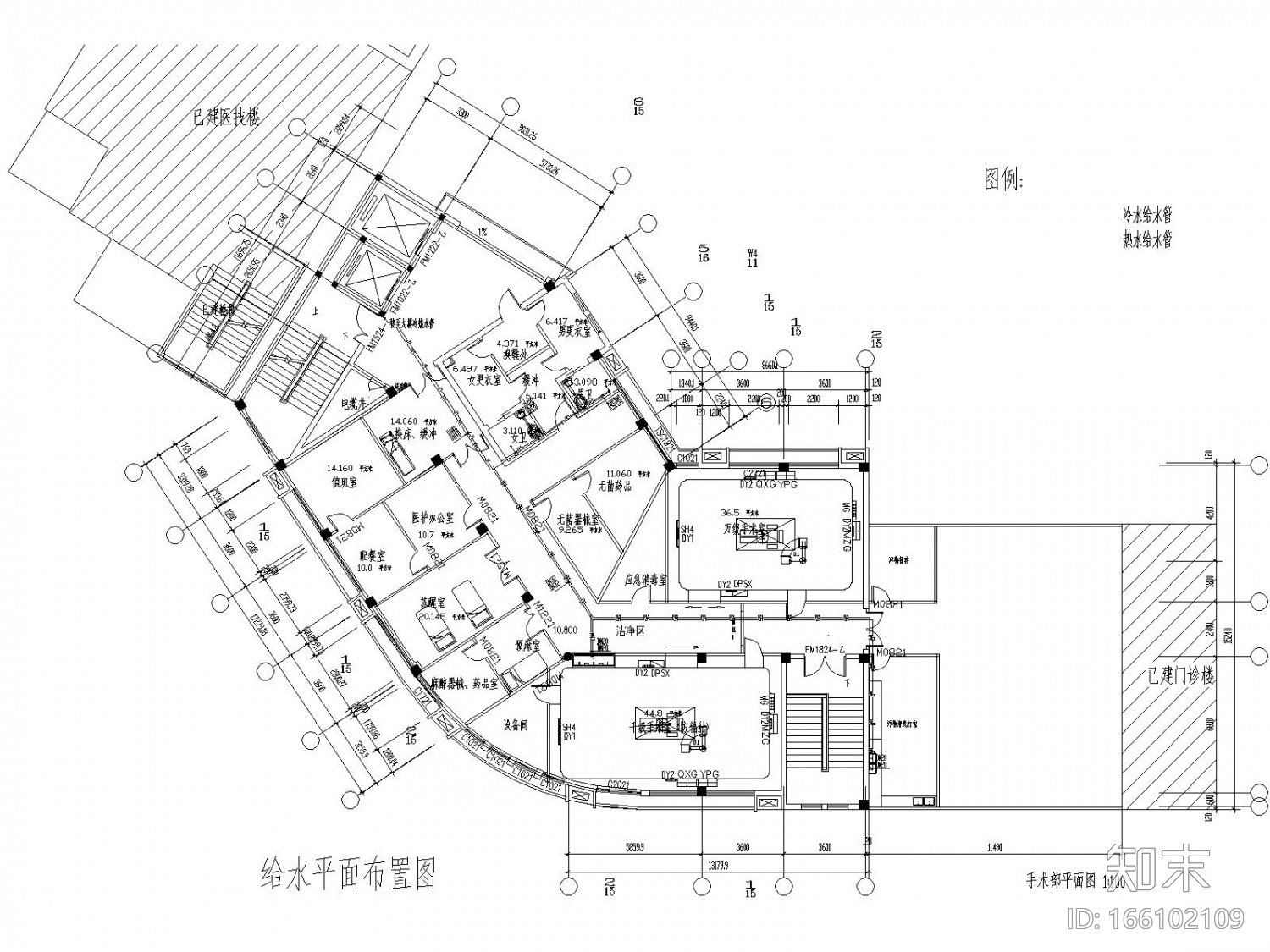 [浙江]人民医院万级层流洁净室全套施工图施工图下载【ID:166102109】