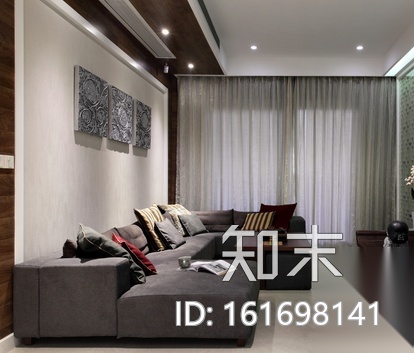 跃层公寓样板间设计CAD施工图（含实景图）cad施工图下载【ID:161698141】
