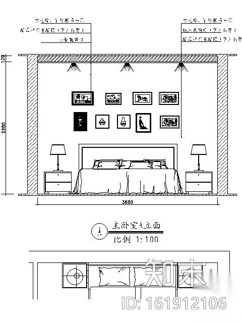 [湖南]71㎡三居室装修图（含效果cad施工图下载【ID:161912106】