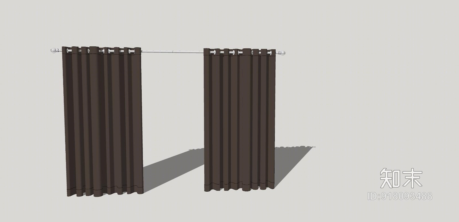精品免费窗帘SU模型下载【ID:918093488】