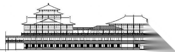 某三层娱乐中心综合楼建筑扩初图施工图下载【ID:160725197】