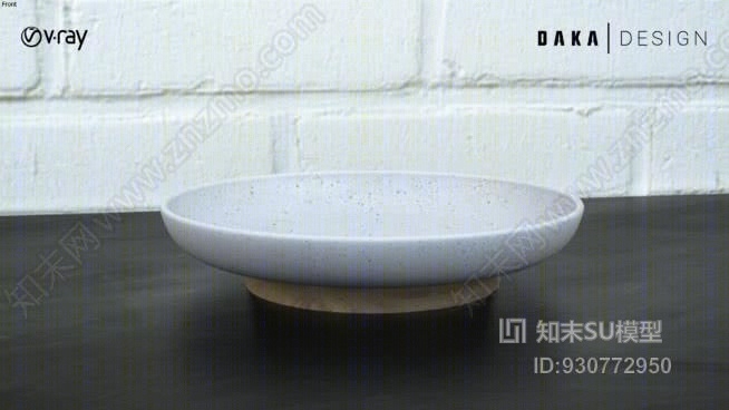 混凝土碗SU模型下载【ID:930772950】