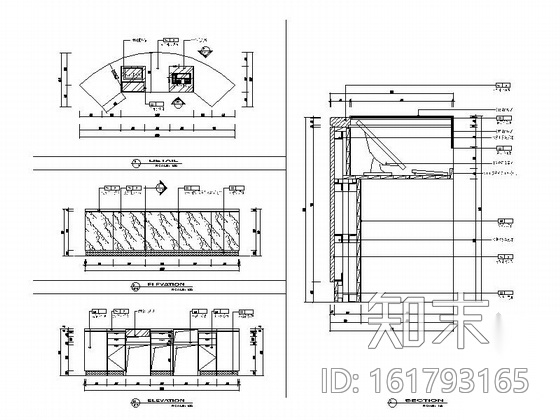 著名装饰公司设计现代风格办公楼室内装修施工图施工图下载【ID:161793165】