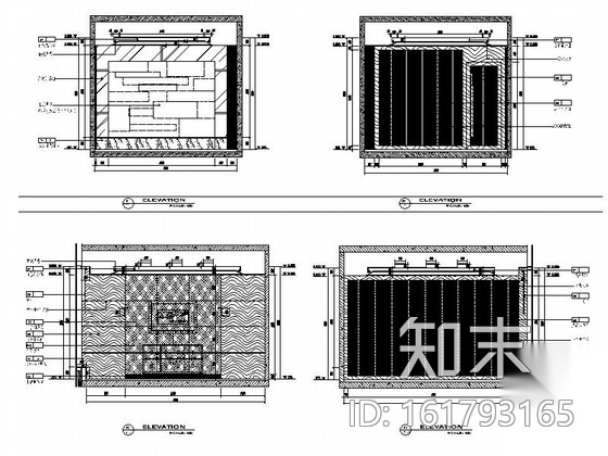 著名装饰公司设计现代风格办公楼室内装修施工图施工图下载【ID:161793165】