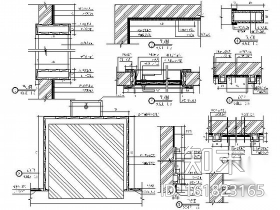 大型办公空间室内装修施工图cad施工图下载【ID:161823165】