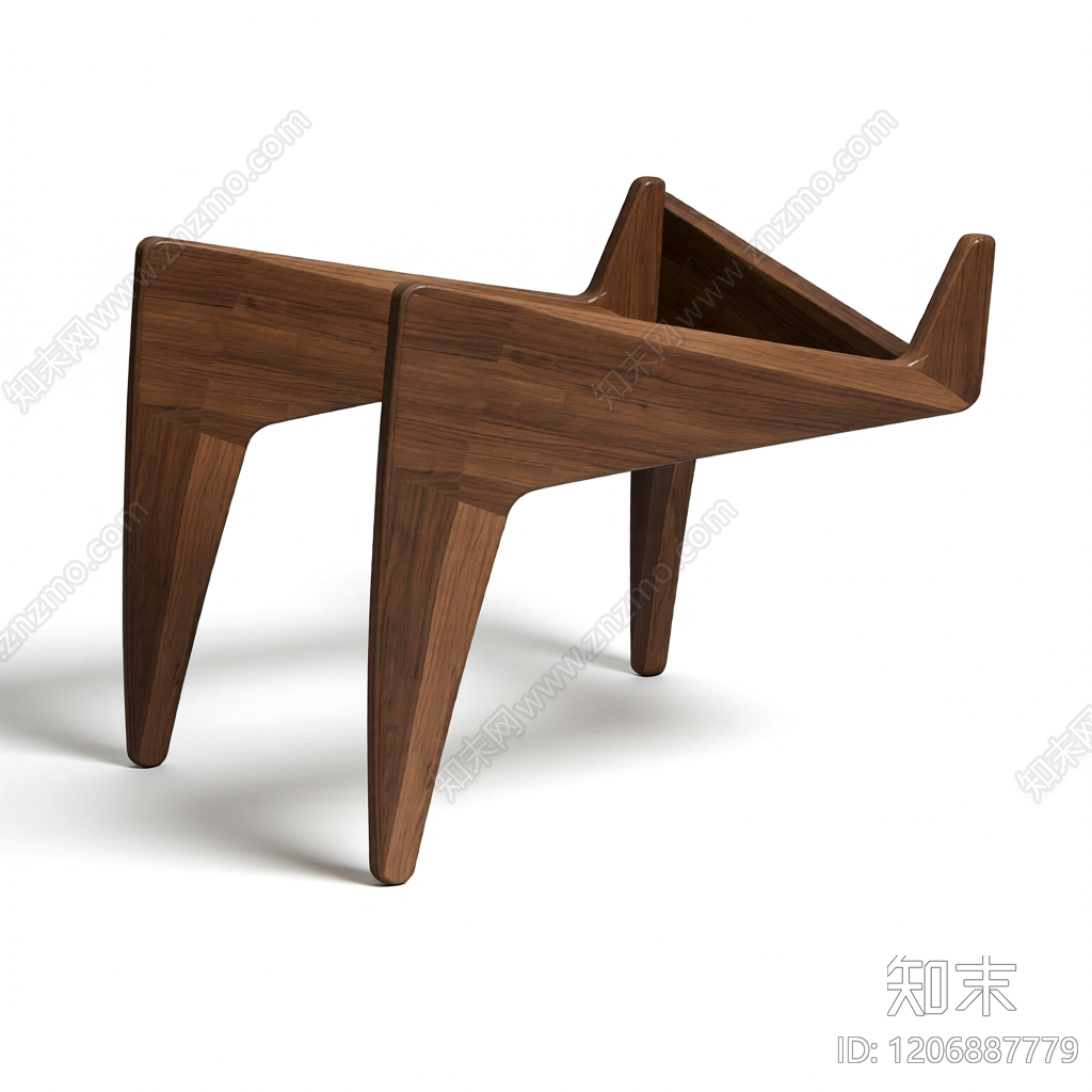 木质造型支架3D模型下载【ID:1206887779】