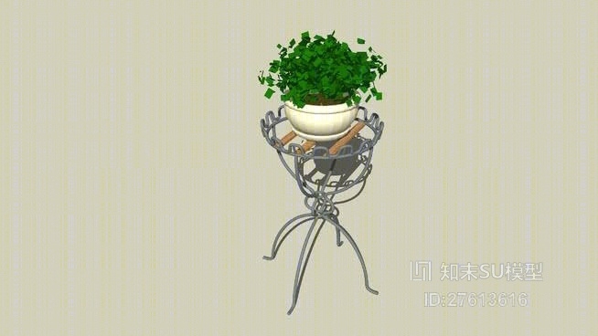 盆栽SU模型下载【ID:119323896】