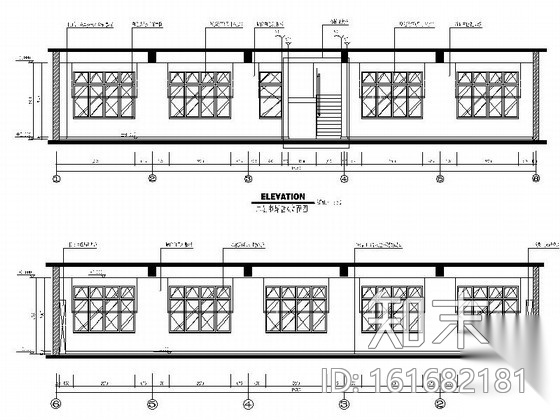 [浙江]江南园林特色仿古图书馆装修CAD设计图（含实景）cad施工图下载【ID:161682181】
