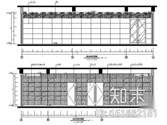 [浙江]江南园林特色仿古图书馆装修CAD设计图（含实景）cad施工图下载【ID:161682181】