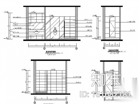 [浙江]江南园林特色仿古图书馆装修CAD设计图（含实景）cad施工图下载【ID:161682181】