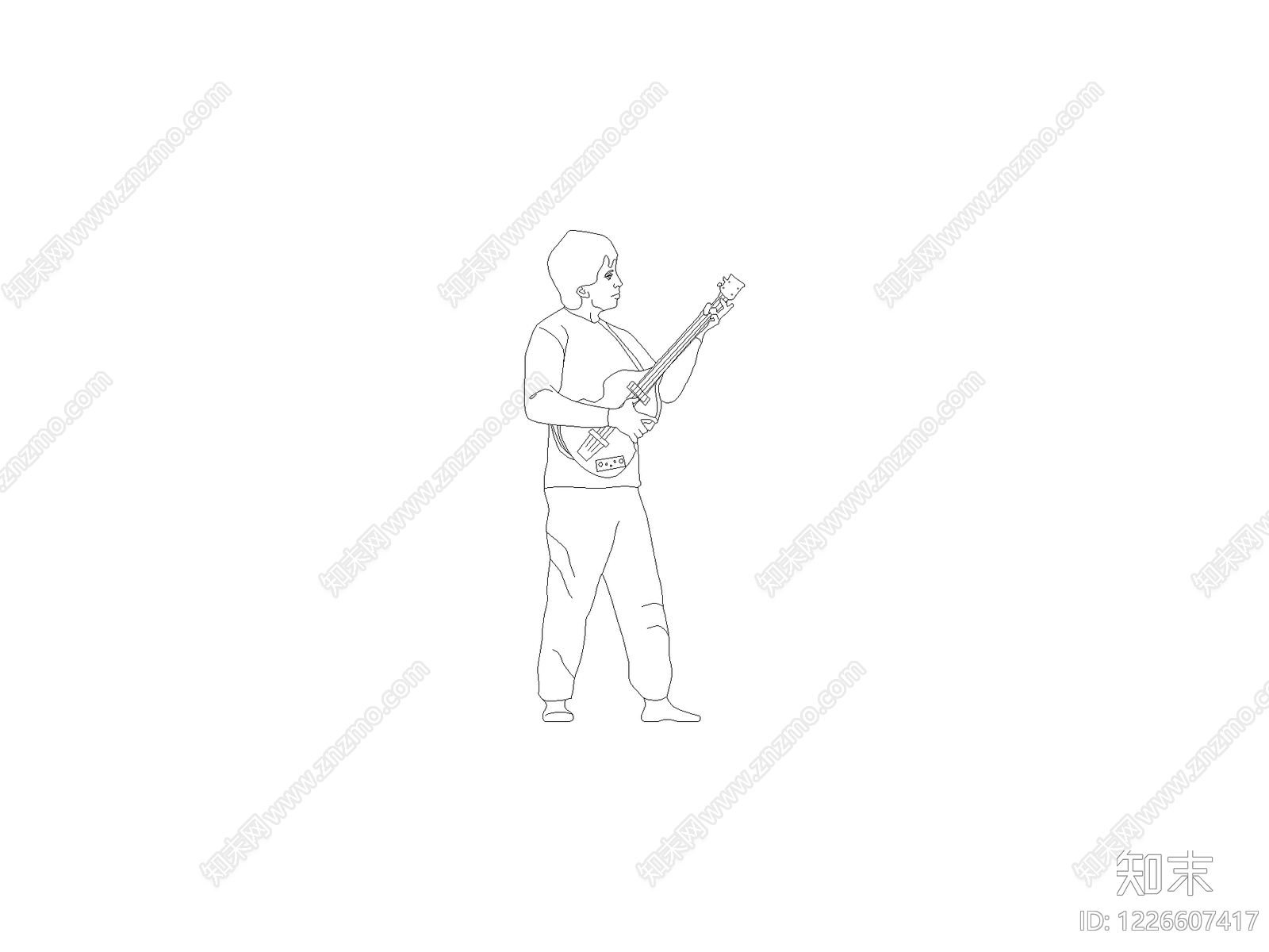 人物cad施工图下载【ID:1226607417】
