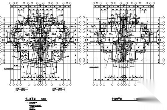 [浙江]某高档公寓小区住宅楼群（8栋及一期地下室）建筑...cad施工图下载【ID:166195180】