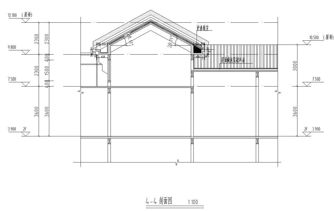 [宁夏]两层中式风格砖墙立面生态乡村建筑施工图（含全...cad施工图下载【ID:149778135】