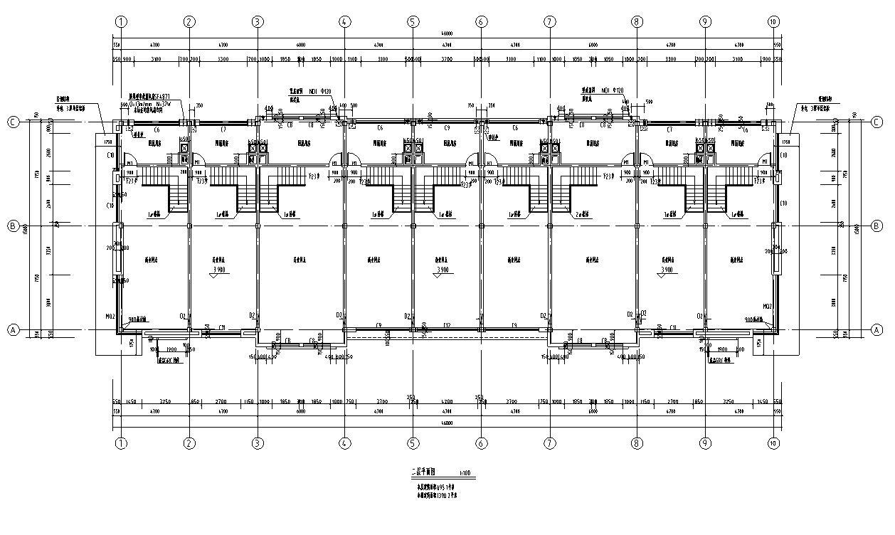 [宁夏]两层中式风格砖墙立面生态乡村建筑施工图（含全...cad施工图下载【ID:149778135】