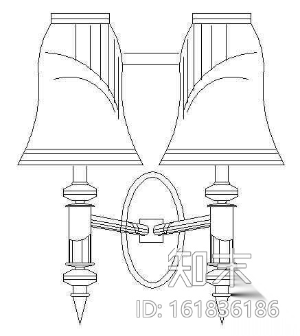 壁灯图块17cad施工图下载【ID:161836186】