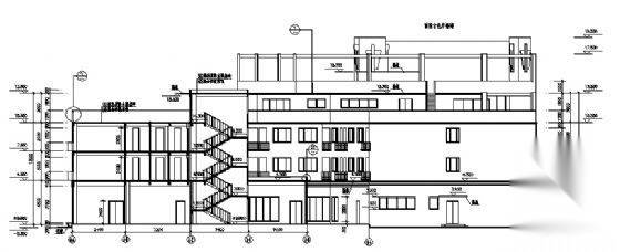 某四层酒店建筑施工图cad施工图下载【ID:151531156】